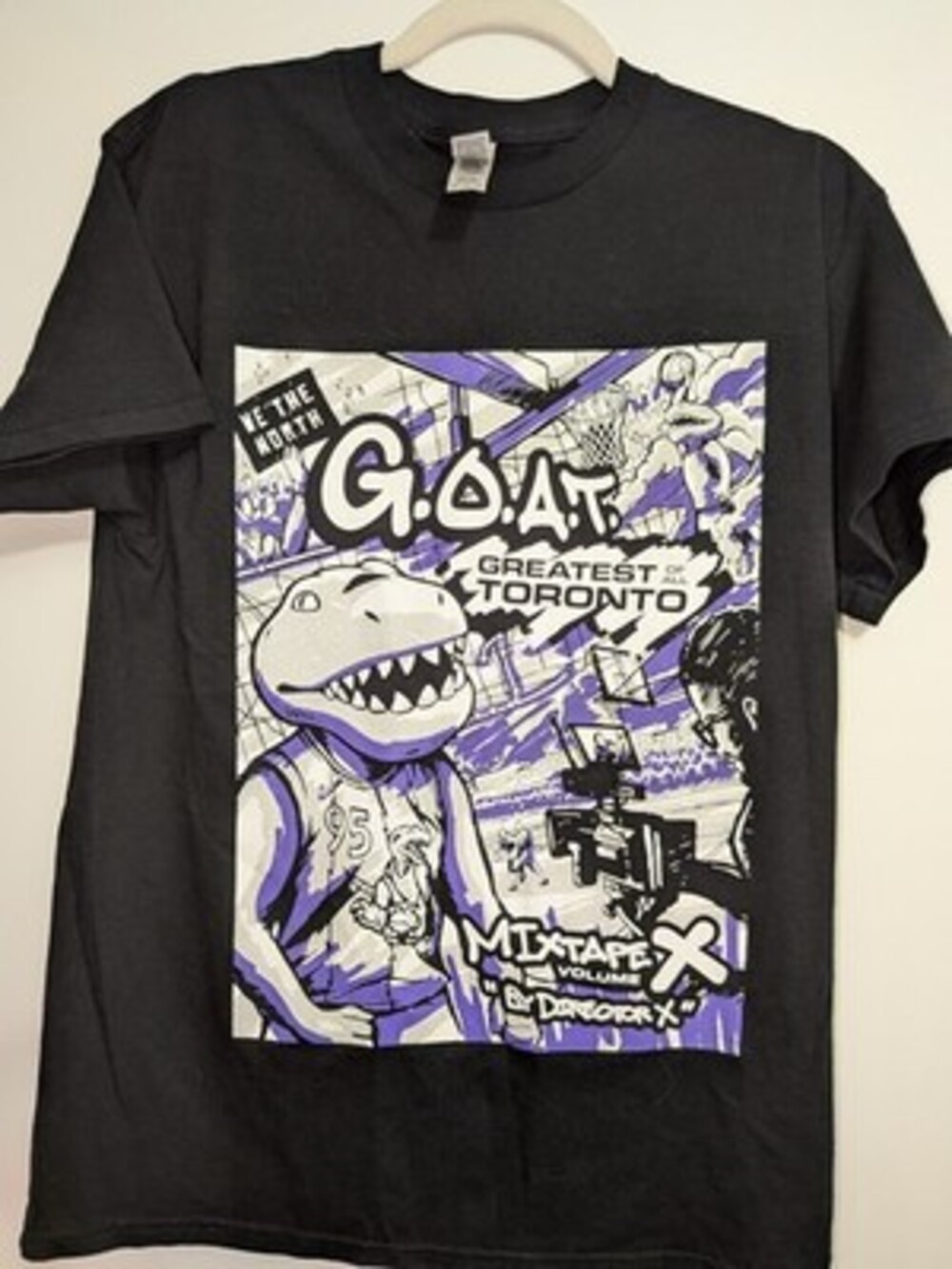 Toronto Raptors SGA T-Shirt M G.O.A.T. MIXTAPE X Director X, WE THE NORTH NWOT